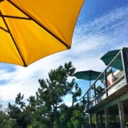 prendere il sole in terrazzo